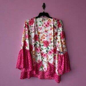 The Pioneer Woman Kimono With Flounce Sleeves Size XXL/XXXL